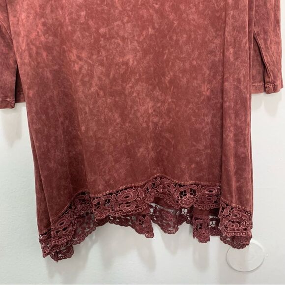 All @ Once Marbled Tunic Size Large - Picture 3 of 6